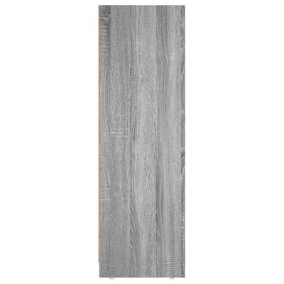 vidaXL Vonios spintelė, pilka ąžuolo, 30x30x95cm, apdirbta mediena