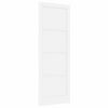 vidaXL Vidaus durys 83 x 232 cm fanera Balta