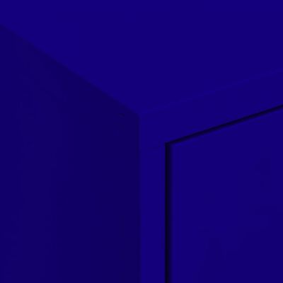 vidaXL Sandėliavimo spintelė, tamsiai mėlyna, 80x35x101,5cm, plienas