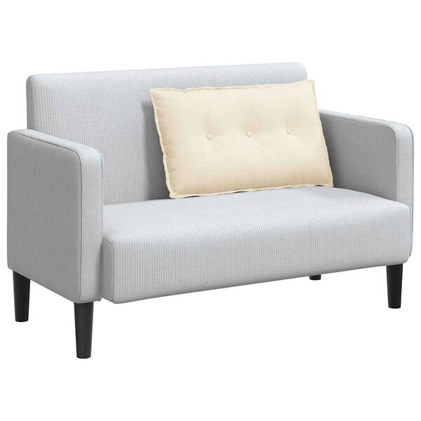 vidaXL Apsaugos Pagalvė Kreminė 80 x 50 cm Kordūrinis audinys