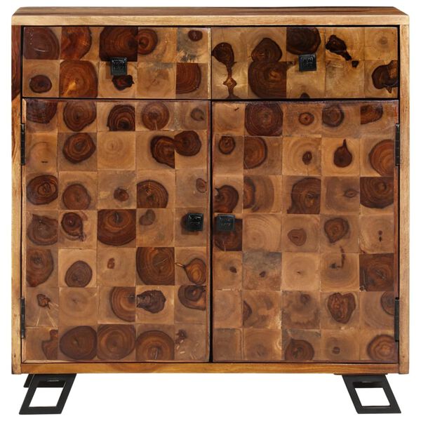 vidaXL Spintelė, tvirta rausvosios dalbergijos mediena, 65x35x65cm