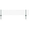 vidaXL Hexagonal Fence with Post 10 x 0,4 m PVC dengtas plienas Žalia