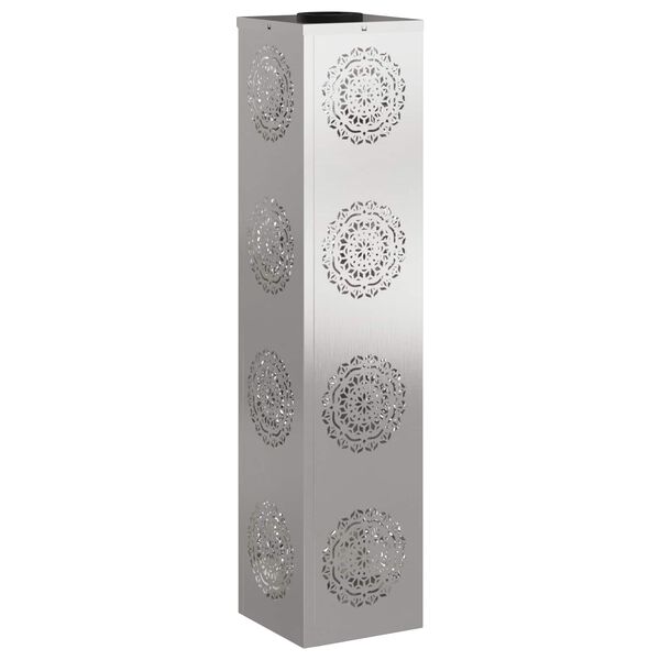 vidaXL Saulės LED &scaron;aligatvio &scaron;viesa 2 pcs Sidabro Nerūdijantis Plienas