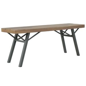 vidaXL Sodo suoliukas, 120 cm, akacijos medienos masyvas