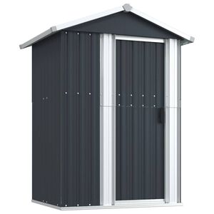 vidaXL Sodo pa&scaron;iūrė, antracito, 126x97,5x177cm, galvanizuotas plienas