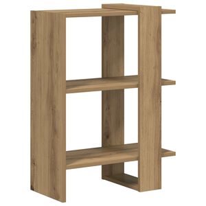 vidaXL Knygų lentyna 2 auk&scaron;tų 52 x 25 x 71,5 cm Apdirbta mediena