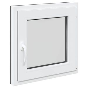 vidaXL Požeminio lango RISOR 50 x 50 cm PVC ir stiklas Antracito