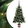 vidaXL Kalėdų eglutė su 150 LED s stovu Žalia 65 cm PE