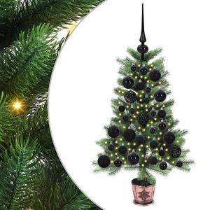 vidaXL Kalėdų eglutė su 150 LED s stovu Žalia 65 cm PE