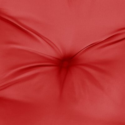 vidaXL Paletės pagalvėlė, raudonos spalvos, 60x40x12cm, audinys