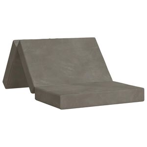 vidaXL Sulankstomas Sofos Lova 100 x 67 x 45 cm &Scaron;viesiai pilka