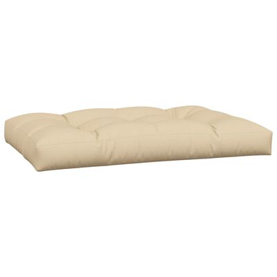 vidaXL Palečių pagalvėlės, 5vnt., smėlio spalvos, audinys