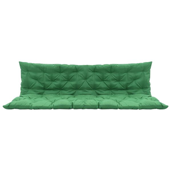 vidaXL Pagalvė sodo sūpynėms, žalios spalvos, 200cm, audinys