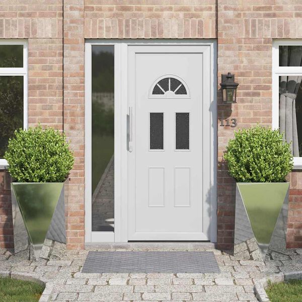 vidaXL Lovelis 2 pcs Sidabro 50 x 50 x 75 cm Cinkuota plienas