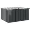 vidaXL Sodo saugojimo dėžė Juoda 101 x 82 x 50 cm Plienas