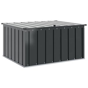 vidaXL Sodo saugojimo dėžė Juoda 101 x 82 x 50 cm Plienas