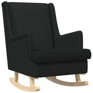 vidaXL Supamasis krėslas Juodas 62 x 80 x 85 cm audinys