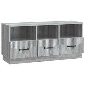 vidaXL Televizoriaus spintelė Pilka sonoma ąžuolo 102 x 34,5 x 47 cm