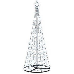 vidaXL LED spiralinė Kalėdų eglutė su pagrindu EKENAS 180 cm 220 LED