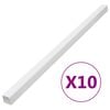vidaXL Kabelių kanalas, 60x60mm, 10m, PVC