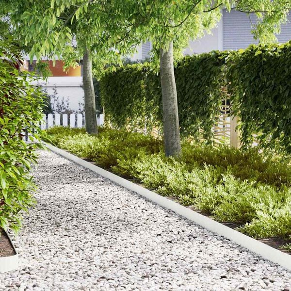 vidaXL Vejo kra&scaron;tas 20 pcs Balta 100 x 0.05 x 20 cm