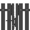 vidaXL Sodo tvoros vartai, plieniniai, 400x125 cm, antracito spalvos
