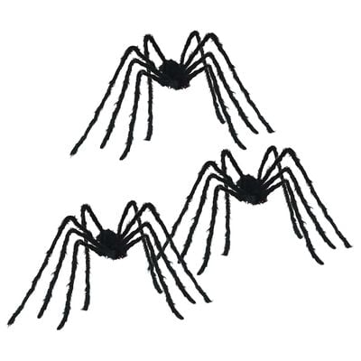 Helovino voro dekoracija 3 vnt. juoda 200 cm
