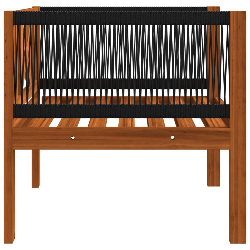 vidaXL Sodo kėdė su pagalvėle, akacijos medienos masyvas