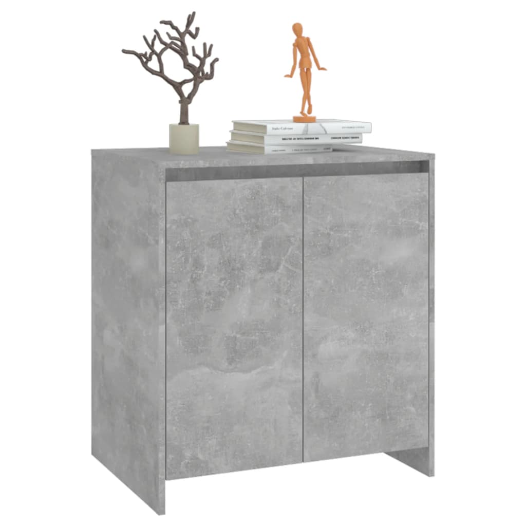 vidaXL Šoninė spintelė, betono pilka, 70x41x75 cm, apdirbta mediena