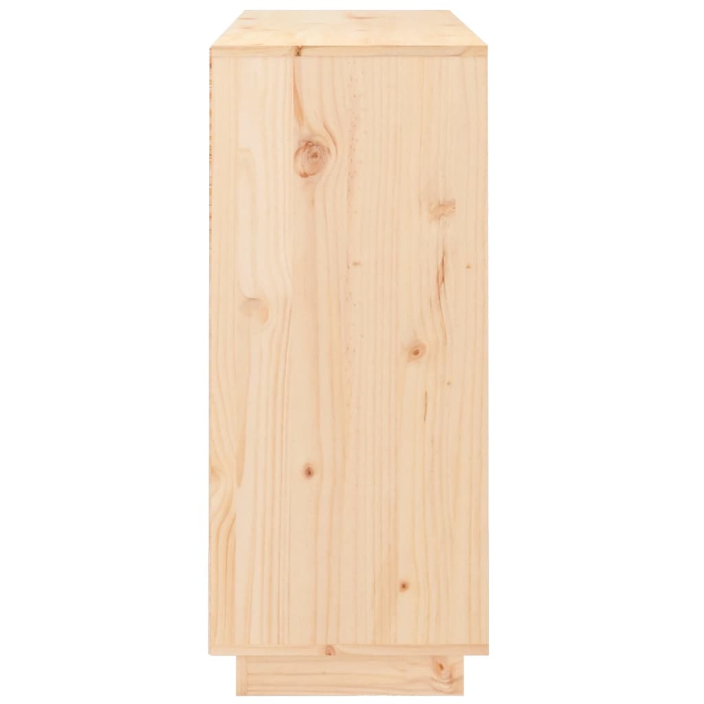 vidaXL Šoninė spintelė, 104,5x34x80cm, pušies medienos masyvas