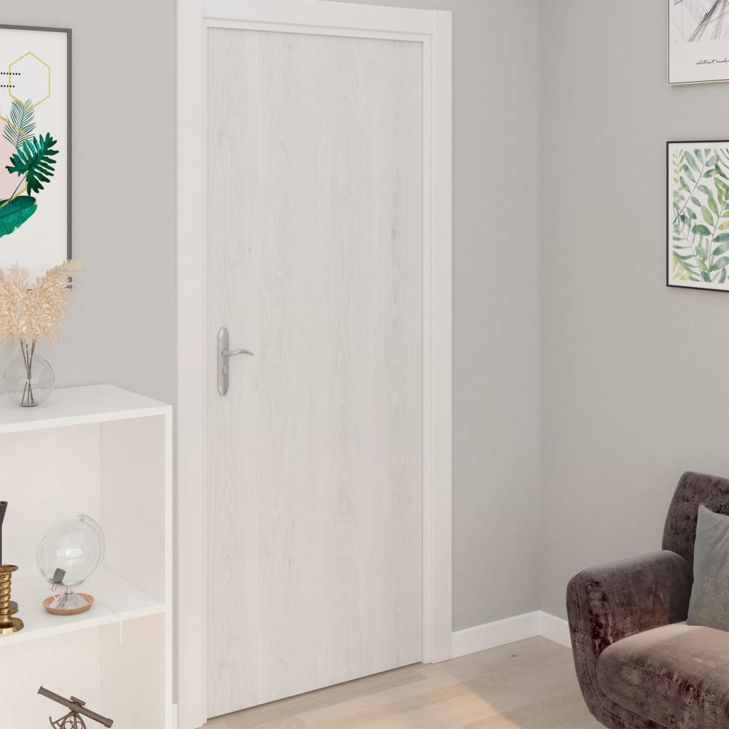 vidaXL Lipni plėvelė baldams, baltos medienos spalvos, 500x90cm, PVC