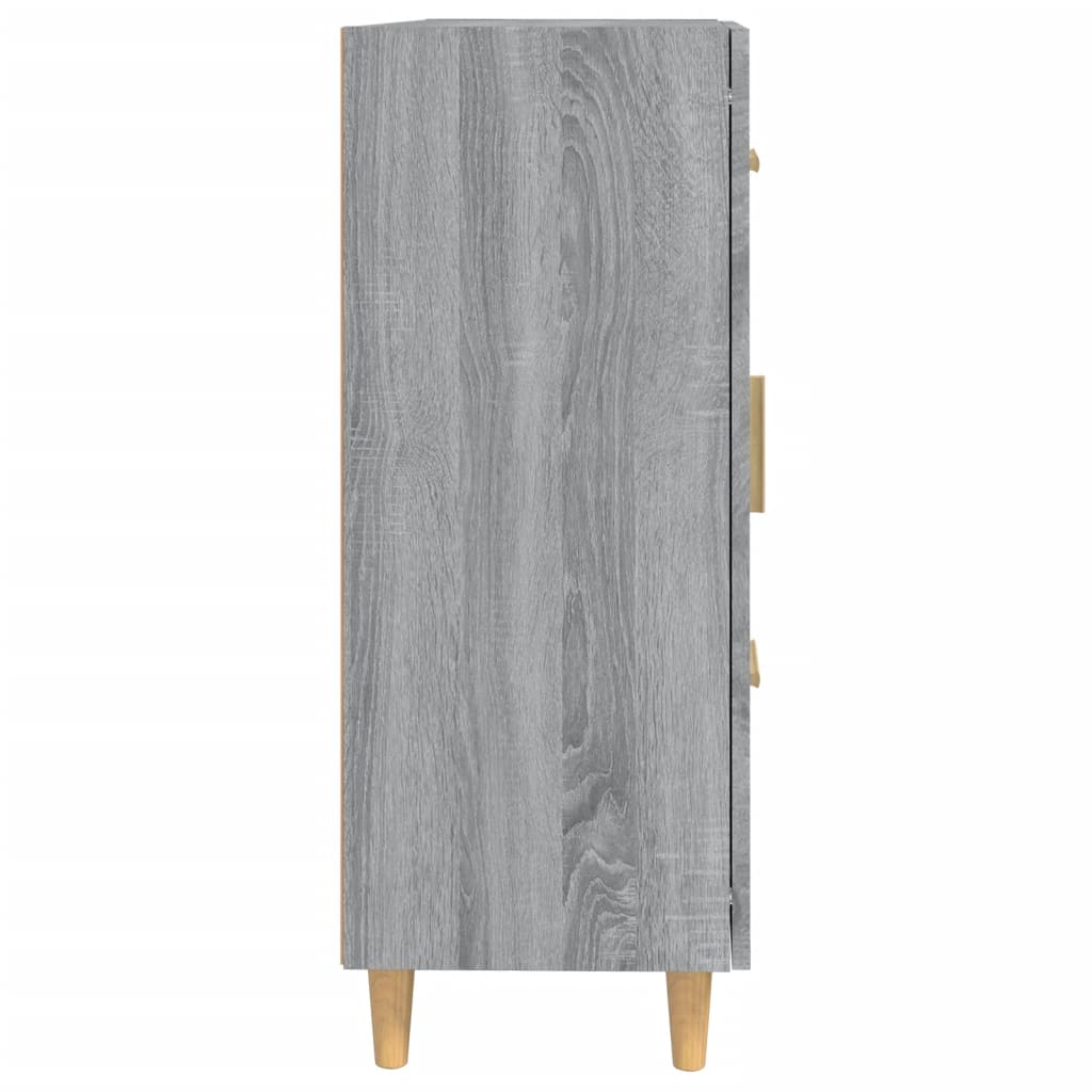 vidaXL Šoninė spintelė, pilka ąžuolo, 69,5x34x90cm, apdirbta mediena
