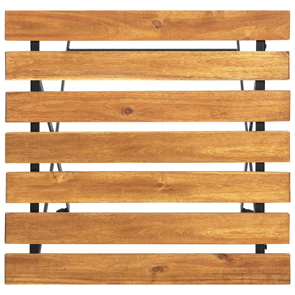 vidaXL Bistro staliukas, 55x54x71cm, akacijos medienos masyvas