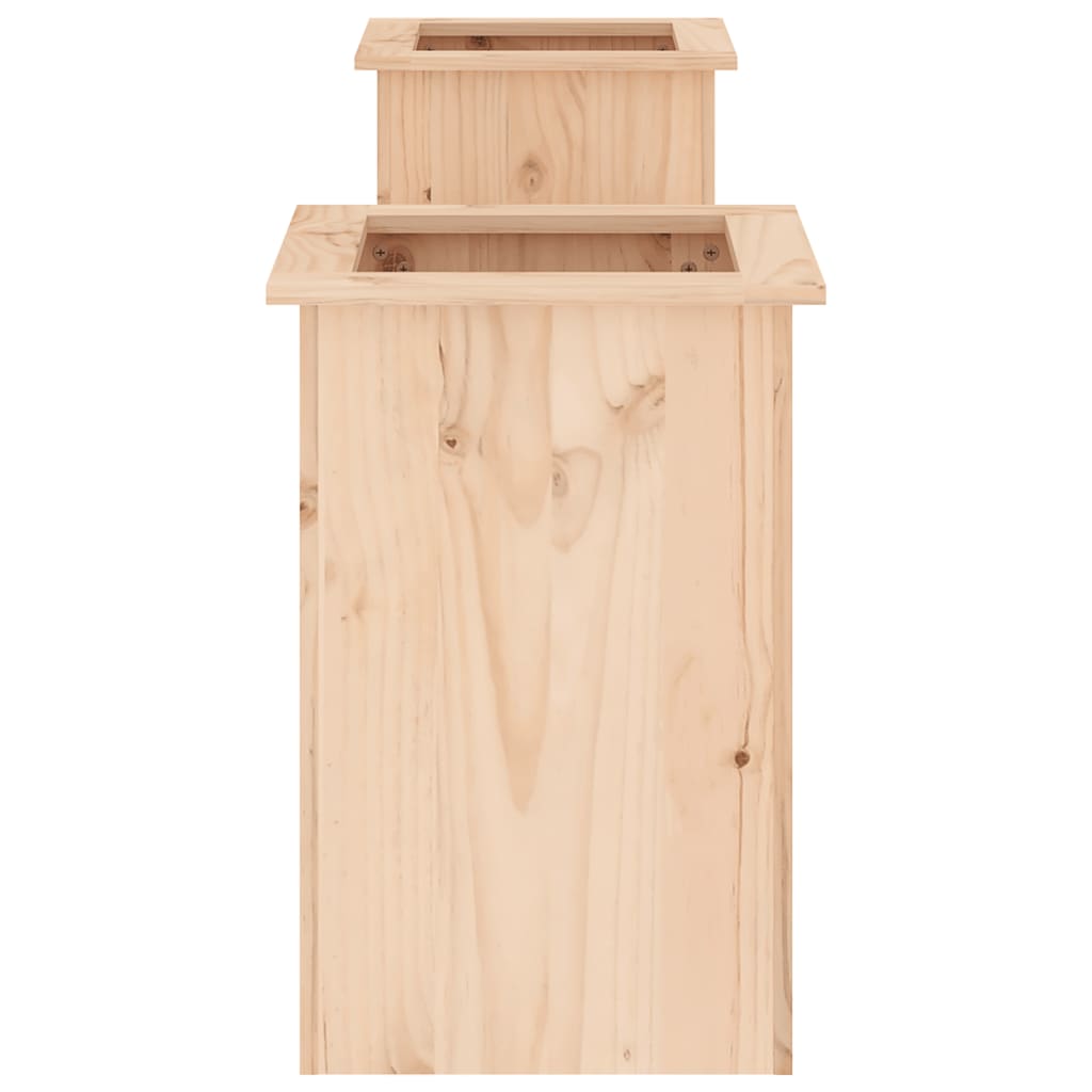 vidaXL Lovelis/suoliukas, 184,5x39,5x56,5cm, pušies medienos masyvas