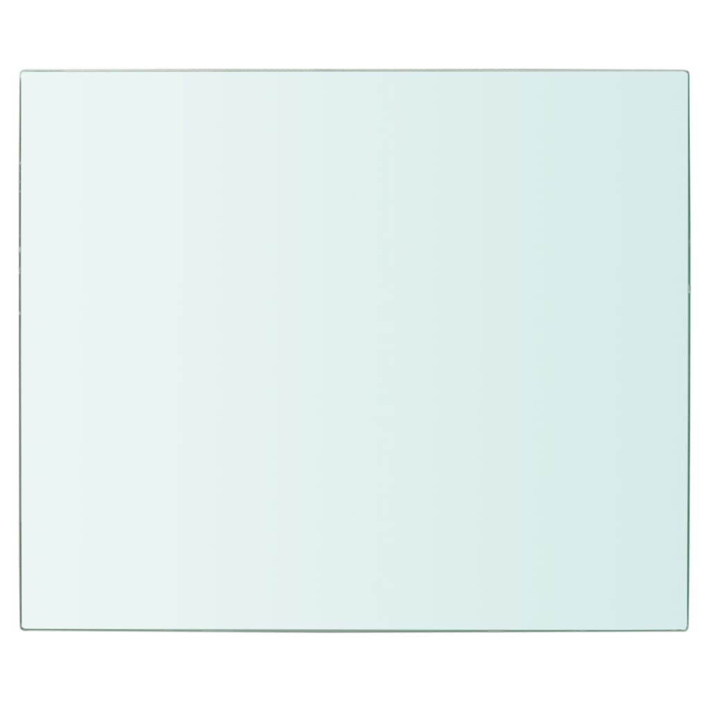 vidaXL Lentynos, 2vnt., skaidrios, 30x20cm, stiklo plokštė (243809x2)