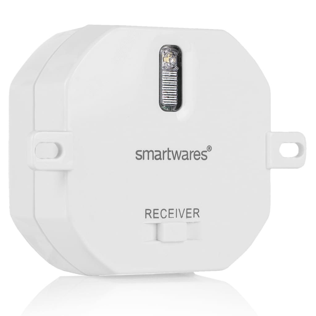 Smartwares Miegamojo šviesos jungiklių rinkinys, baltas, 8x8x1,7cm