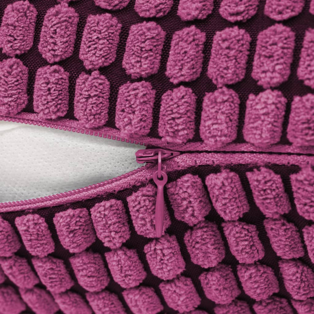vidaXL Pagalvėlių rinkinys, 2vnt., veliūras, 60x60cm, rožinė spalva