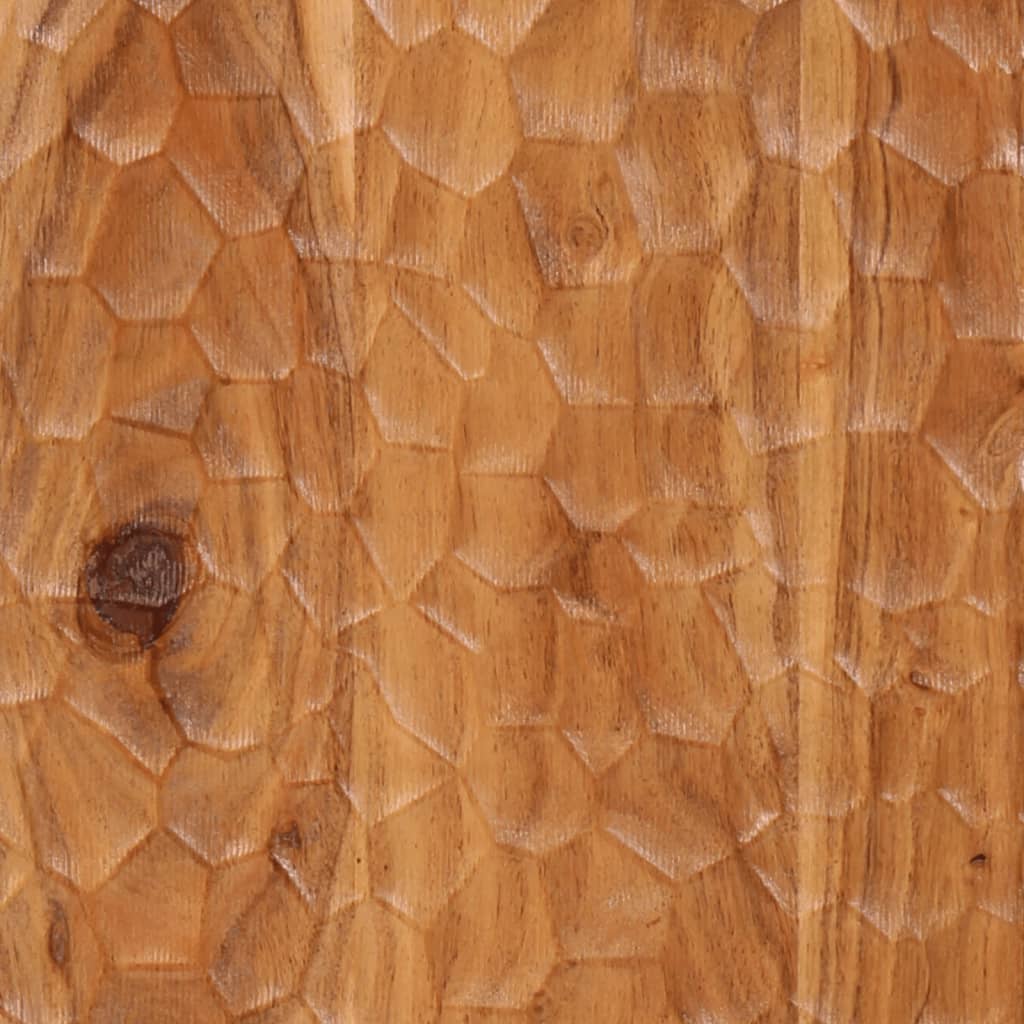 vidaXL Šoninė spintelė, 60x33x75cm, akacijos medienos masyvas