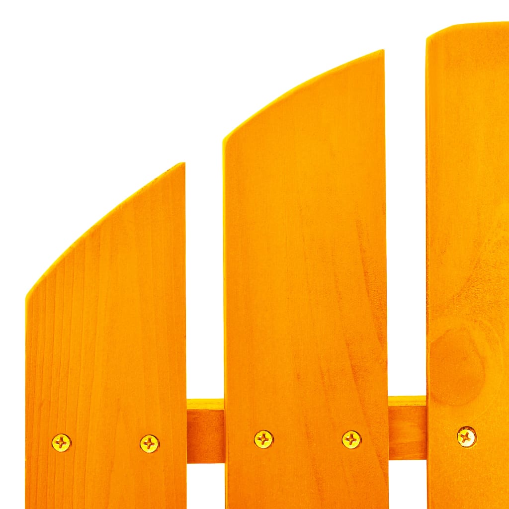 vidaXL Supama sodo Adirondack kėdė, oranžinė, eglės medienos masyvas