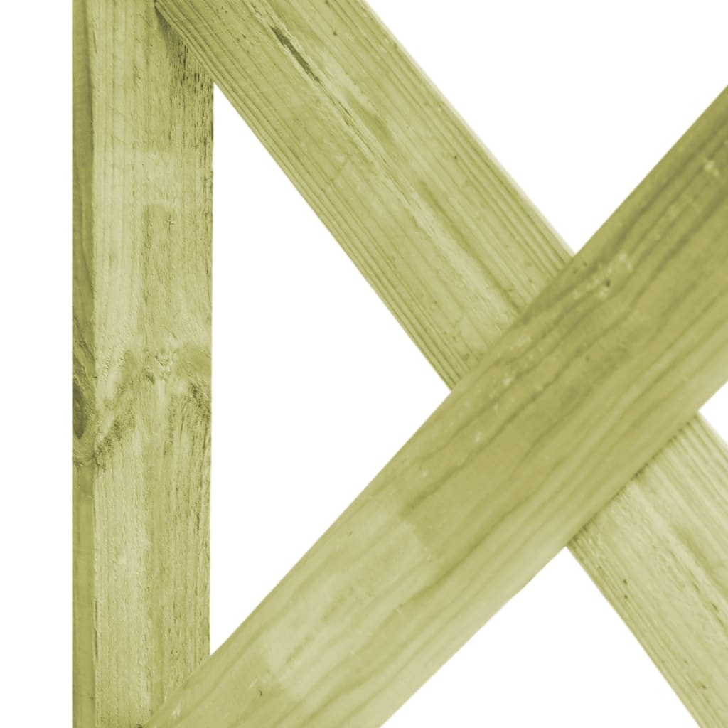 vidaXL Rožių arka, 135x45x232cm, žaliai impregnuota pušies mediena