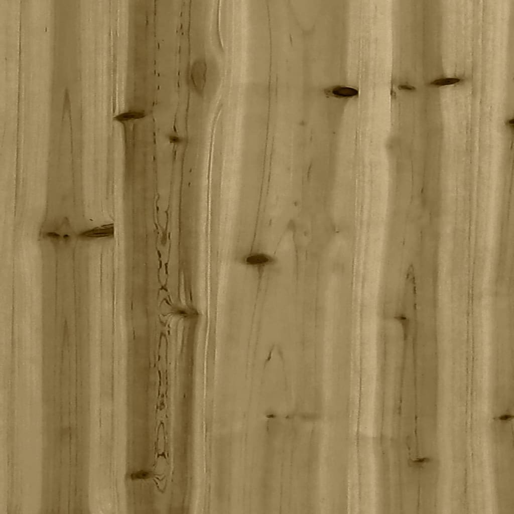 vidaXL Sodo sofos komplektas, 10 dalių, impregnuota pušies mediena
