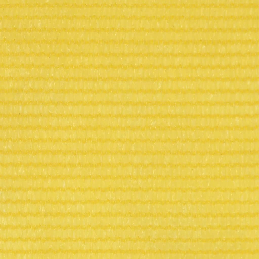 vidaXL Balkono pertvara, geltonos spalvos, 120x400cm, HDPE