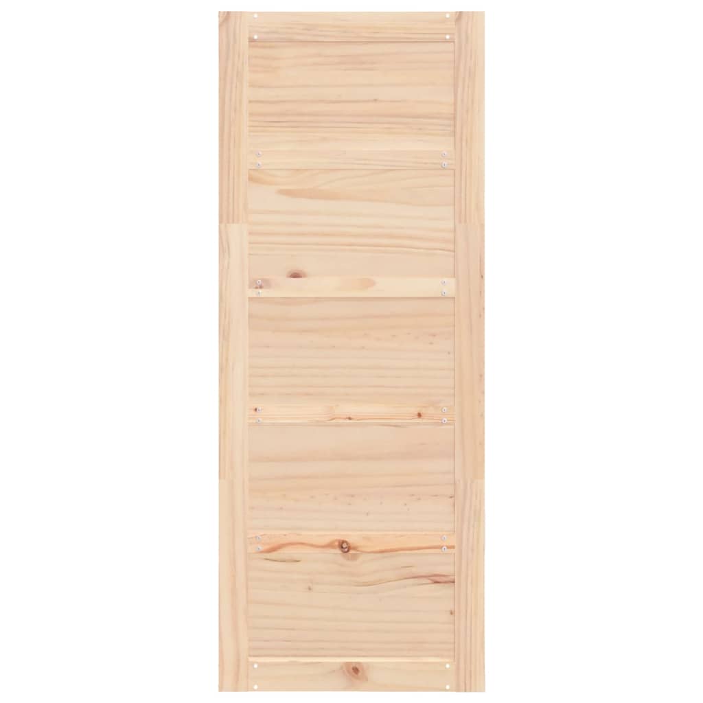 vidaXL Tvarto durys, 80x1,8x204,5cm, pušies medienos masyvas