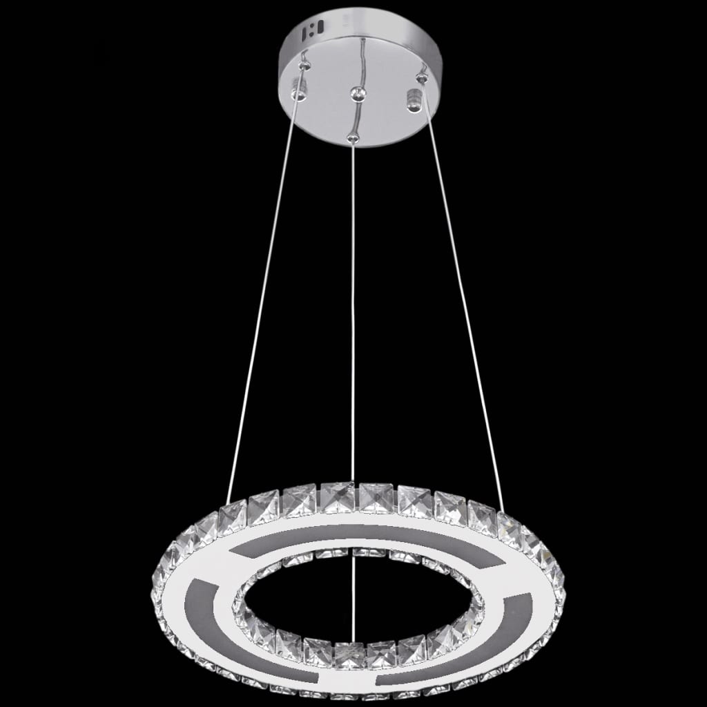 Žiedo Formos LED Krištolinis Lubų Šviestuvas, 13 W