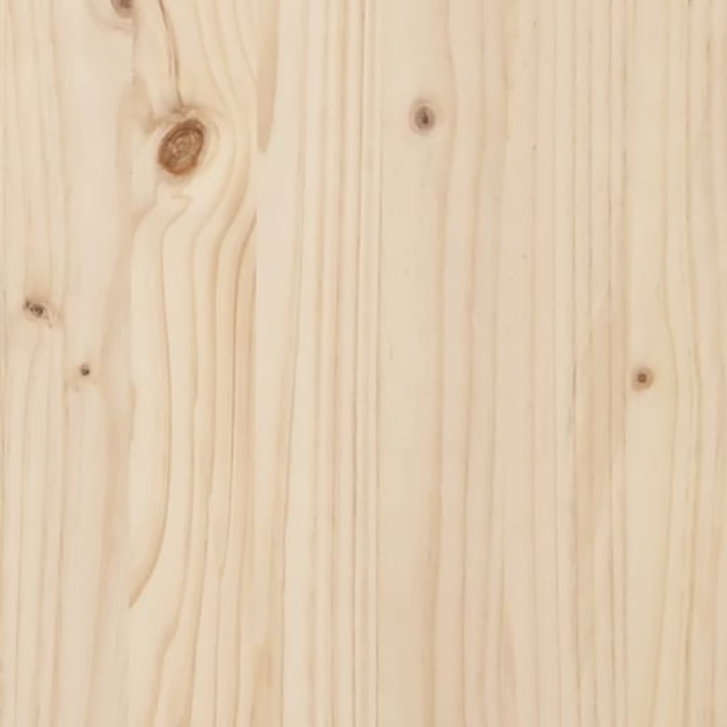 vidaXL Sieninis galvūgalis, 96x3x63cm, pušies medienos masyvas