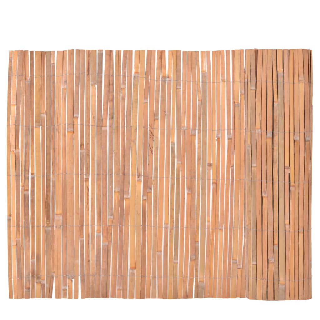 vidaXL Tvoros, 2vnt., 100x400cm, bambukas (2x140390)