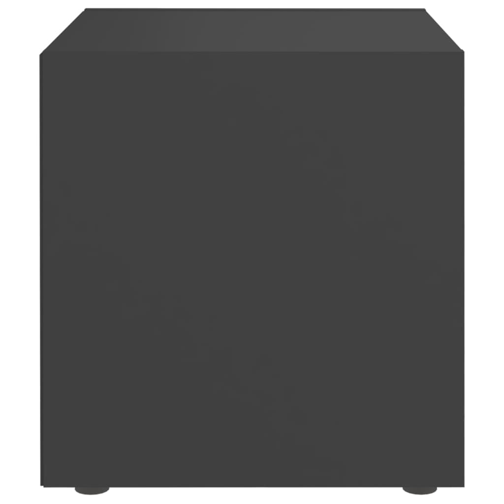 vidaXL Televizoriaus spintelė, pilkos spalvos, 37x35x37cm, MDP