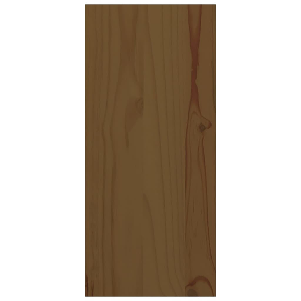 vidaXL Vyno spintelė, medaus ruda, 56x25x56cm, pušies medienos masyvas