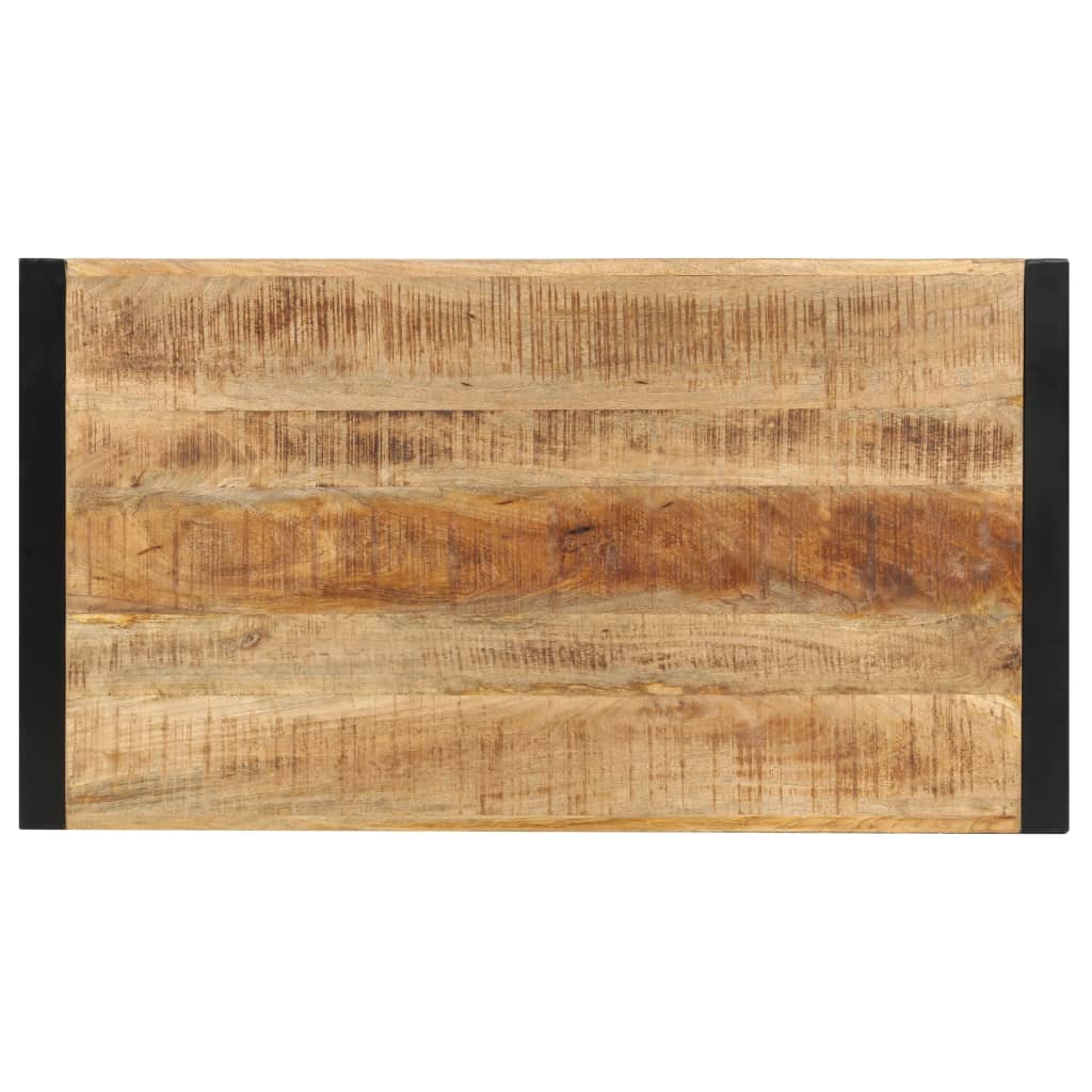 vidaXL Baro stalas, 110x60x110cm, mango medienos masyvas