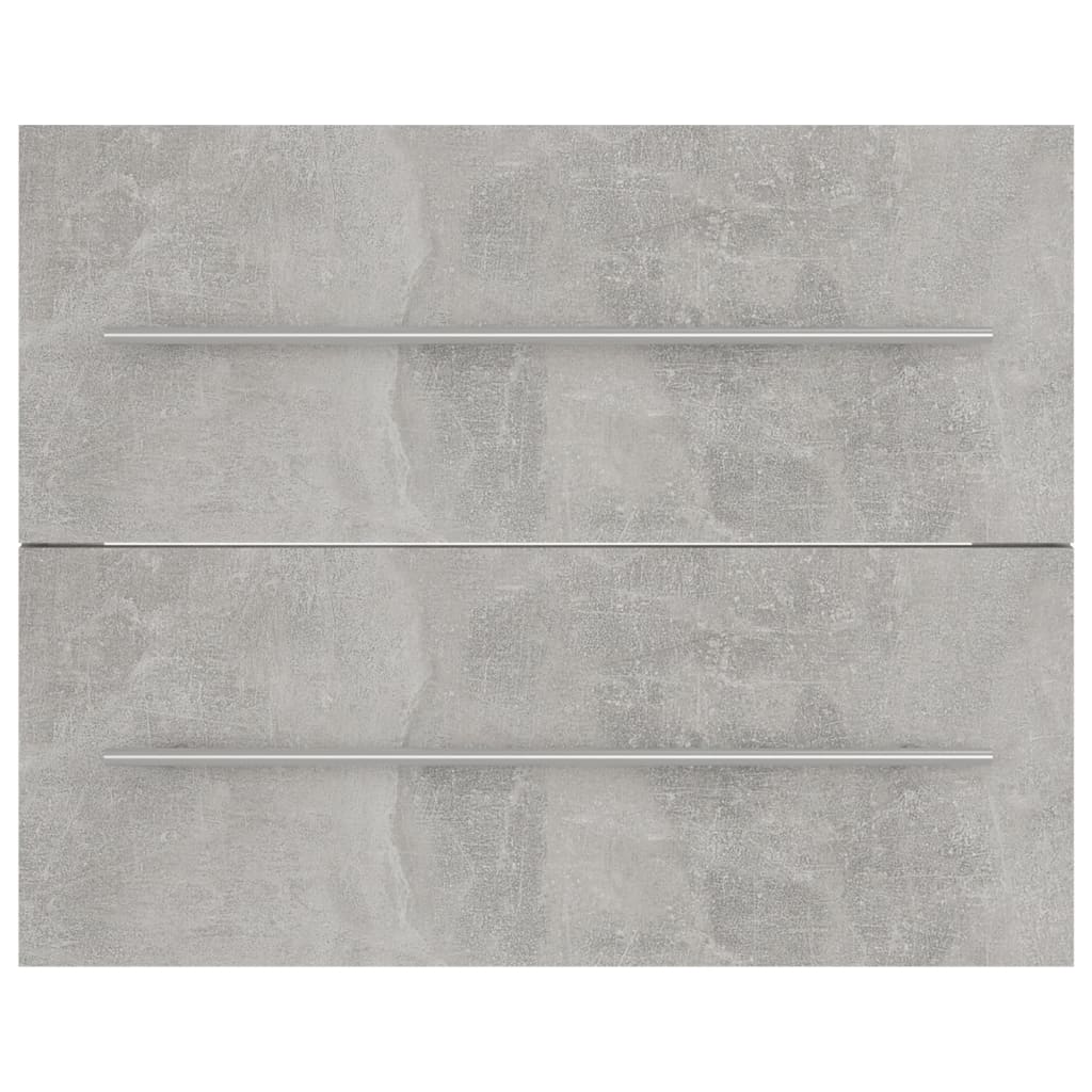 vidaXL Spintelė praustuvui, betono pilkos spalvos, 60x38,5x48cm, MDP